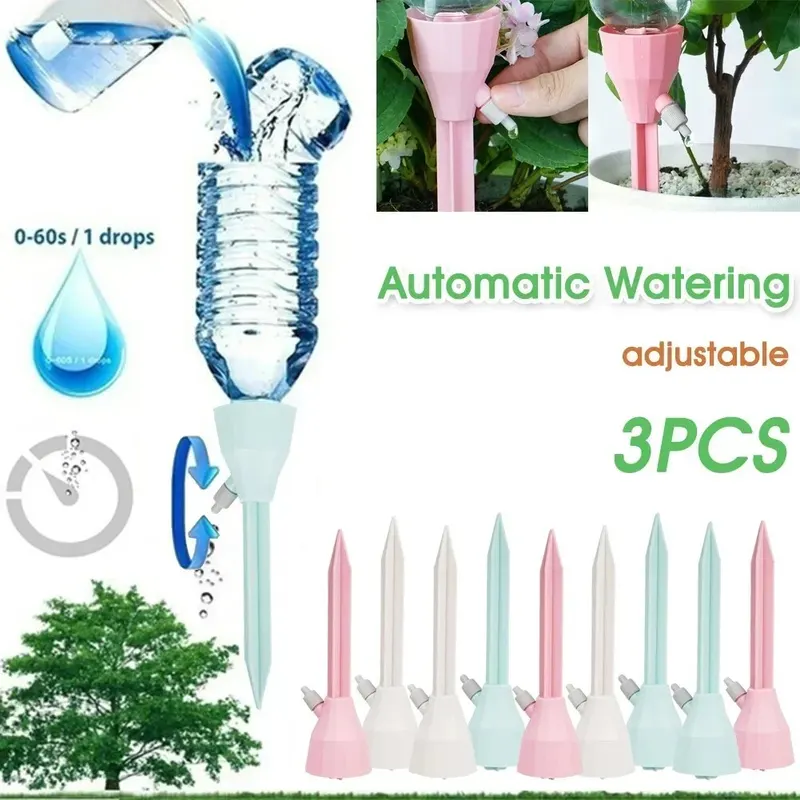 3Pcs Adjustable Drip Irrigatio - Self Watering Insert review and price