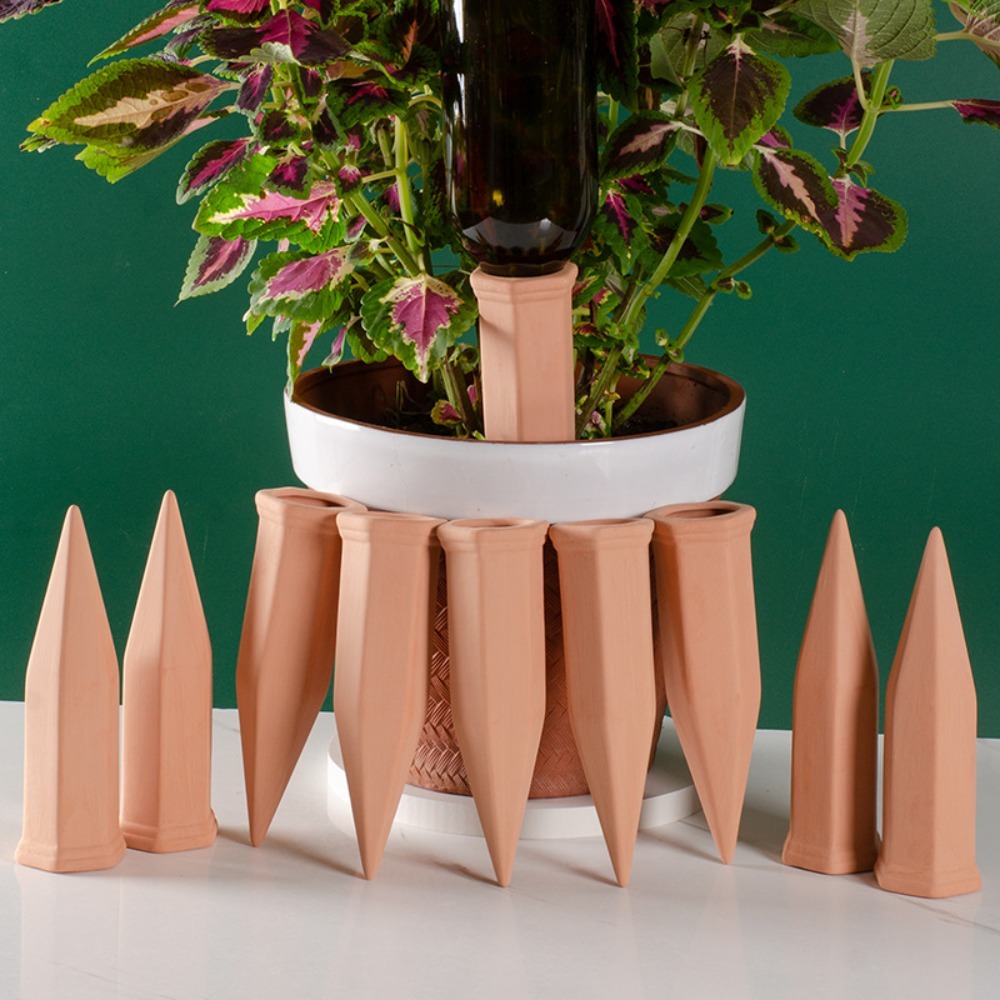 4PCS Automatic Terracotta Self - Self Watering Insert review and price