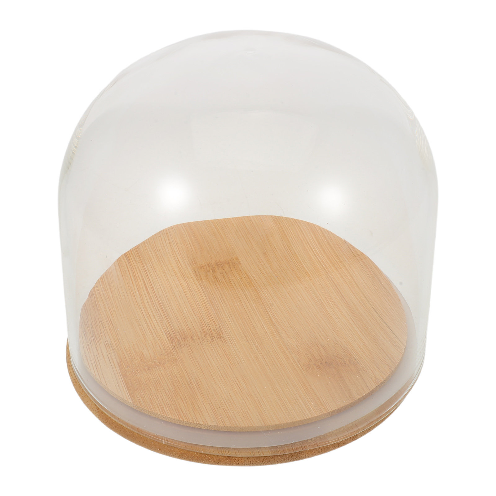Clear Glass Dome Cloche with S - Plastic Dome Clear review and price