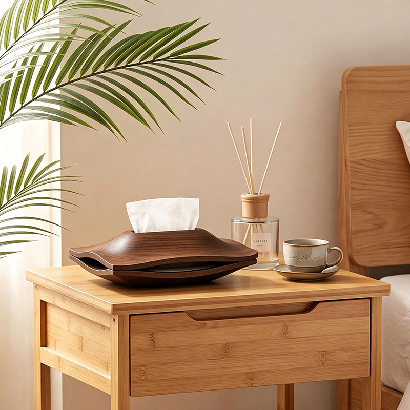 Wooden Tissue Box Walnut Pantr - Agar Tissue Culture review and price