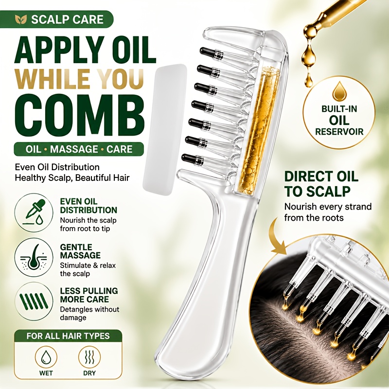 Scalp Oil Applicator Comb for  - Root Stimulator Liquid review and price