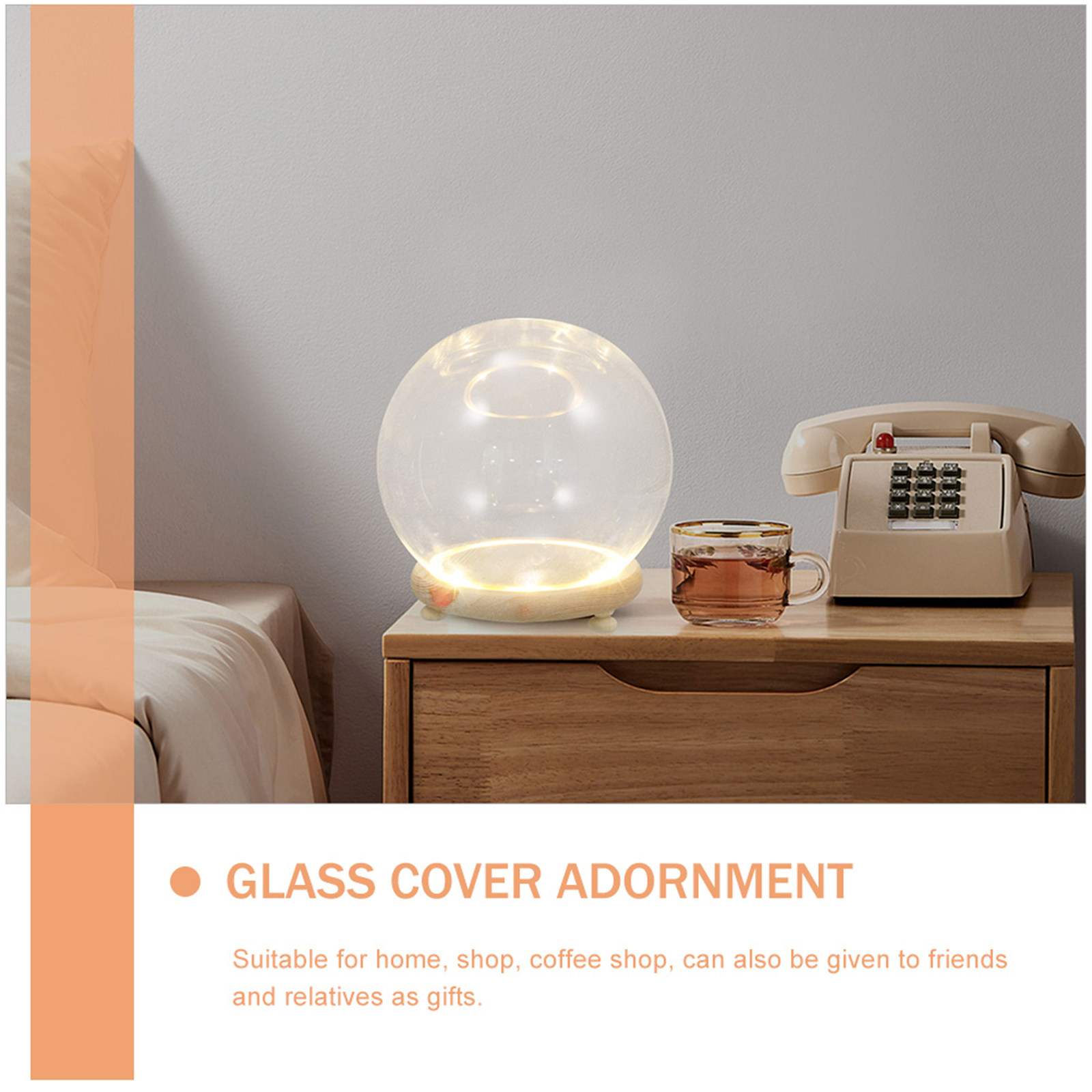 Preserved Flower Glass Dome Cl - Plastic Dome Clear review and price