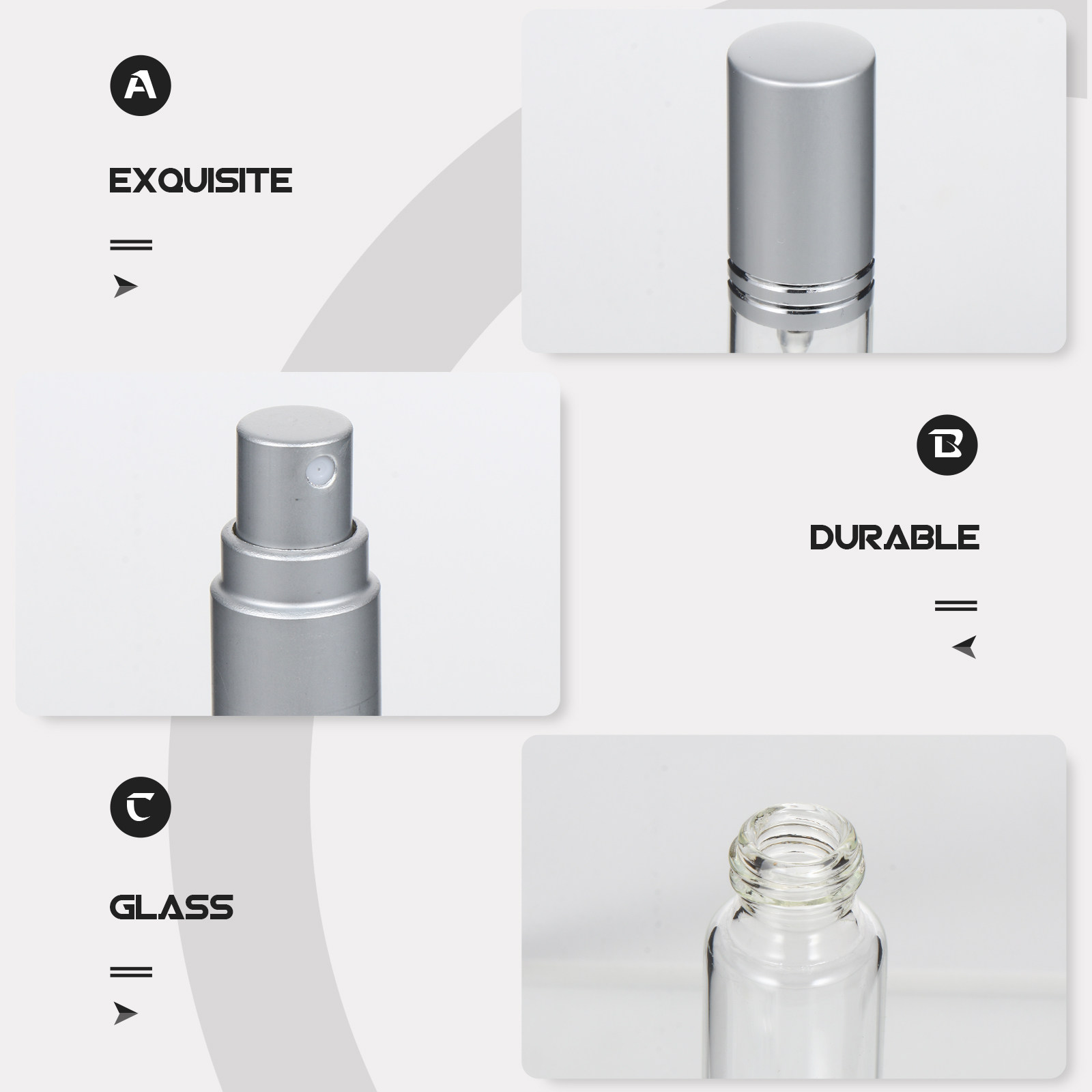 6Pcs Premium Portable Perfume  - Misting Bottle Fine review and price