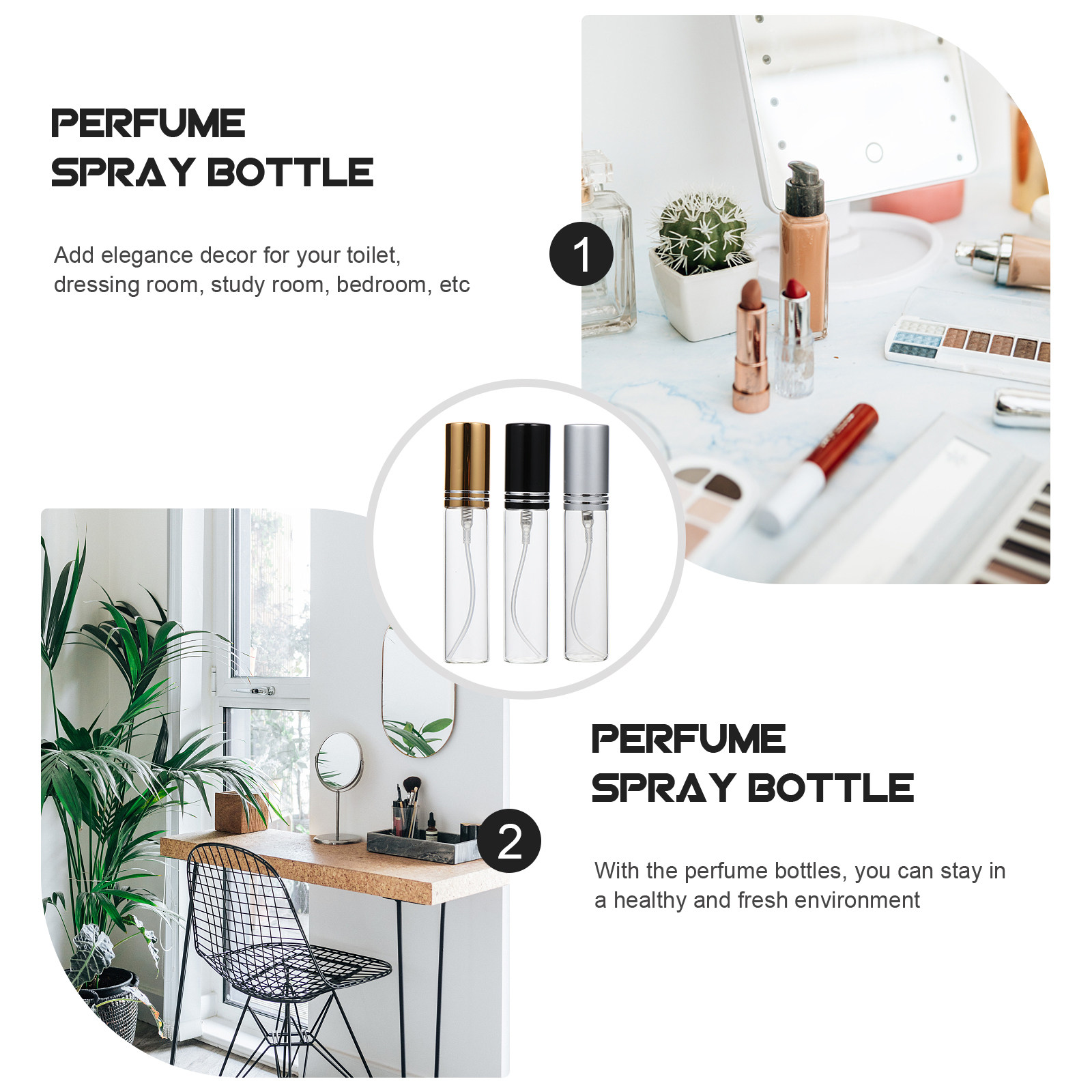 6Pcs Premium Portable Perfume  - Misting Bottle Fine review and price