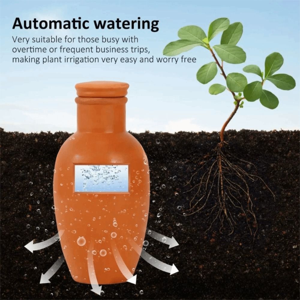 4Pcs Terracotta Material Autom - Self Watering Insert review and price